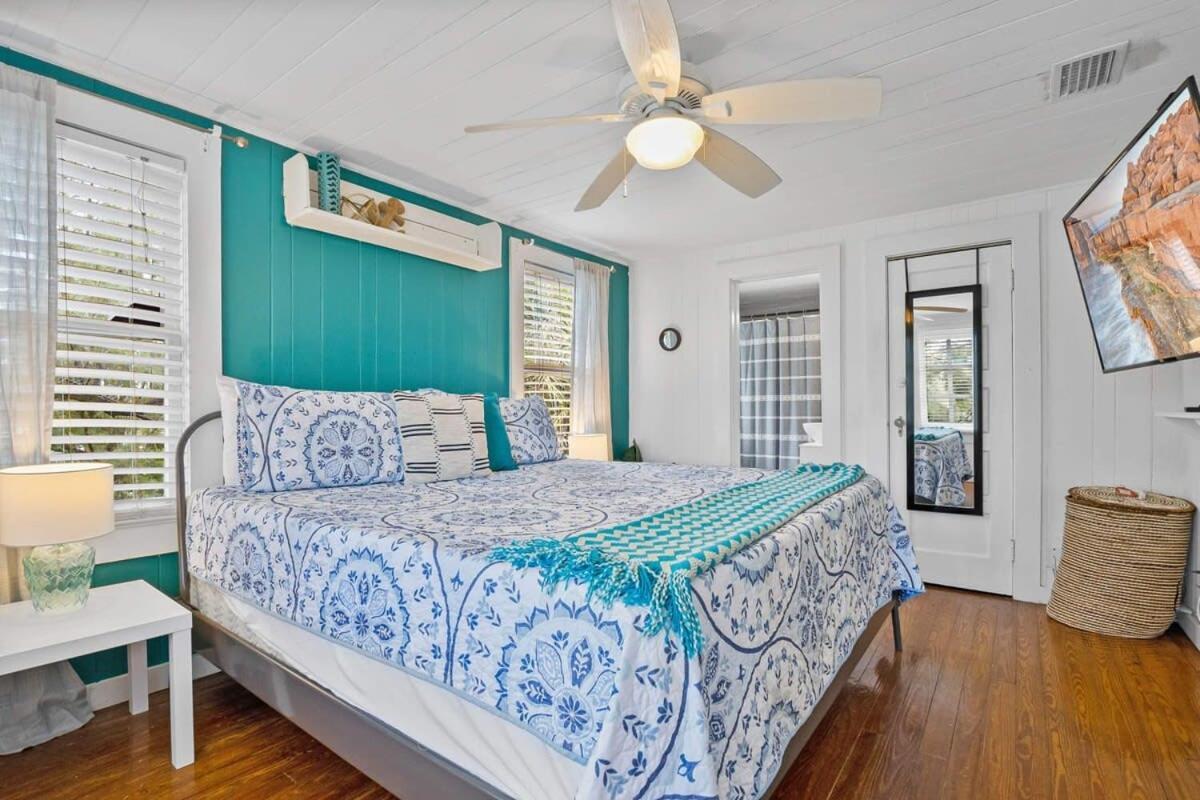 סיינט אגוסטין Marvelous Mermaid Bungalow, Dog-Friendly Upstairs Apt In Prime Vilano Beach מראה חיצוני תמונה